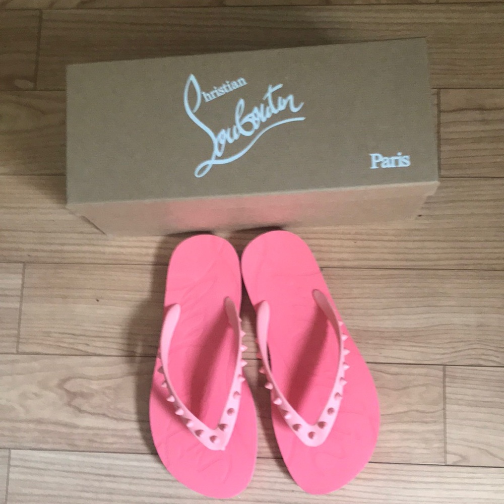 Christian Loubouton flip flops